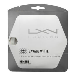 Tenisové Struny Luxilon Savage White 12,2m weiß